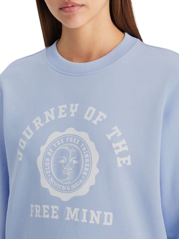 Scotch & Soda Sweatshirt in Hellblau