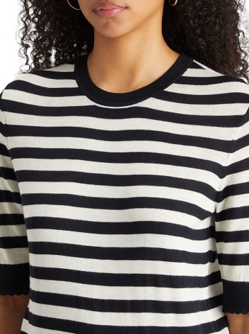 Scotch & Soda Pullover in Schwarz/ Weiß