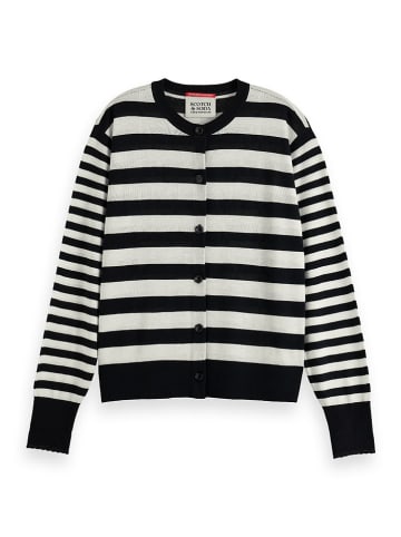 Scotch & Soda Cardigan in Schwarz/ Weiß