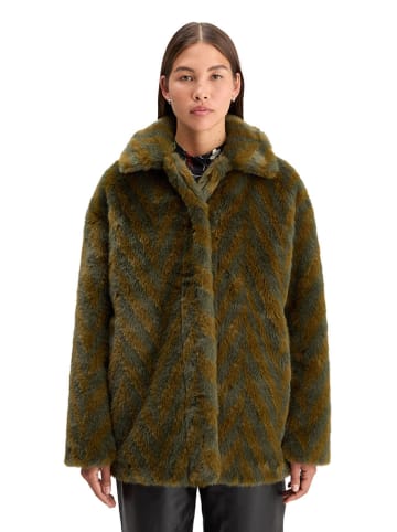 Scotch & Soda Teddyjacke in Dunkelgrün