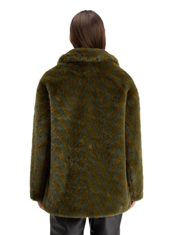 Scotch & Soda Teddyjacke in Dunkelgrün