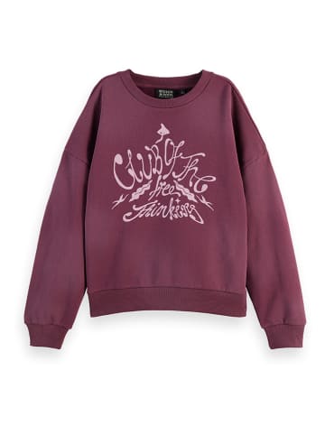 Scotch & Soda Sweatshirt in Bordeaux