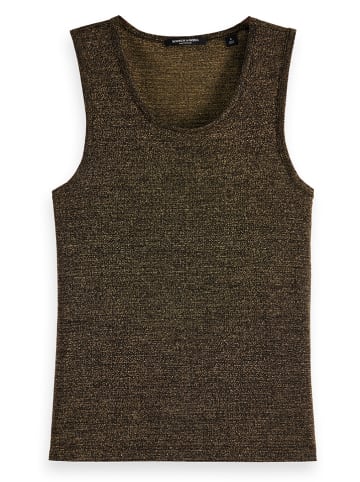 Scotch & Soda Top in Dunkelbraun