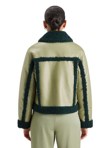 Scotch & Soda Hemdjacke in Oliv/ Schwarz
