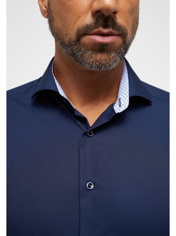 Eterna Blouse - modern fit - donkerblauw
