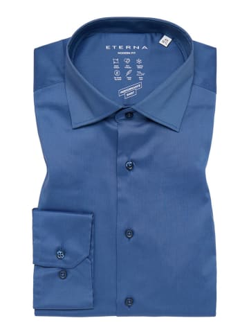 Eterna Hemd - Modern fit - in Blau