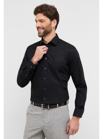 Eterna Hemd - Modern fit - in Schwarz