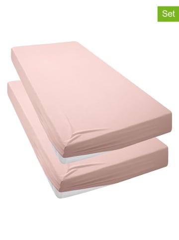 My Home 2er-Set: Bettlaken in Rosa