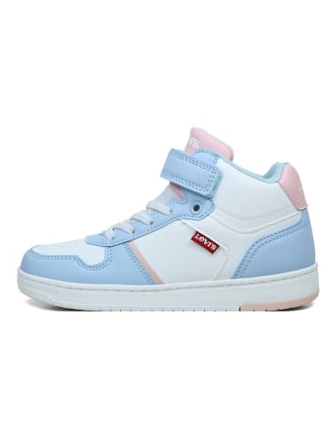 Levi´s Sneakers "Kick Mid" in Weiß/ Hellblau