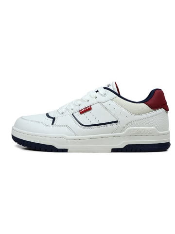 Levi's Sneakers "John" in Weiß/ Dunkelblau