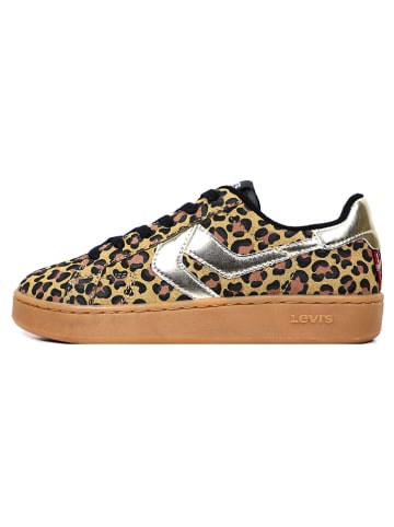 Levi's Sneakersy "Swift" w kolorze beżowo-brązowo-złotym