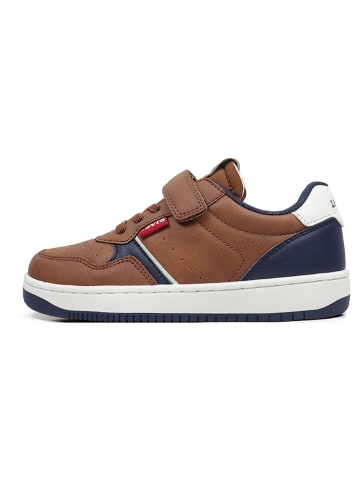 Levi´s Sneakers "New Union Max" in Hellbraun/ Weiß/ Blau