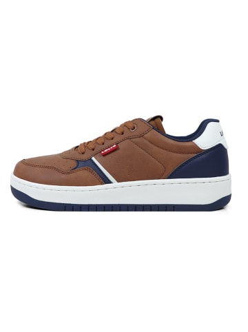 Levi´s Sneakersy "Aiden" w kolorze jasnobrązowo-biało-niebieskim
