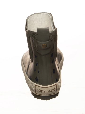 POM POM Gummistiefel in Khaki