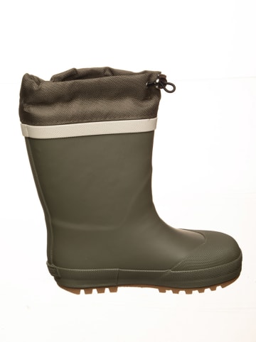 POM POM Gummistiefel in Khaki