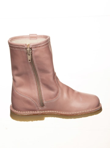 POM POM Leder-Stiefel in Rosa