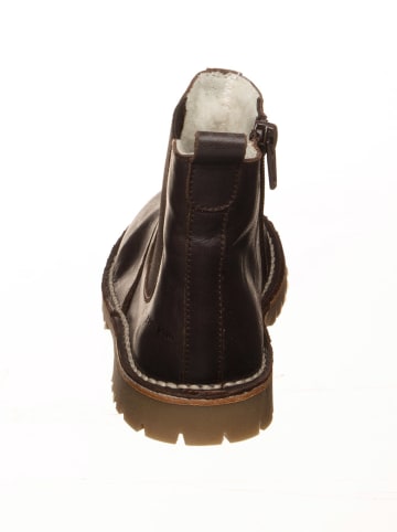 POM POM Leren boots bruin