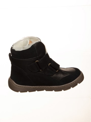 POM POM Skórzane buty barefoot w kolorze czarnym