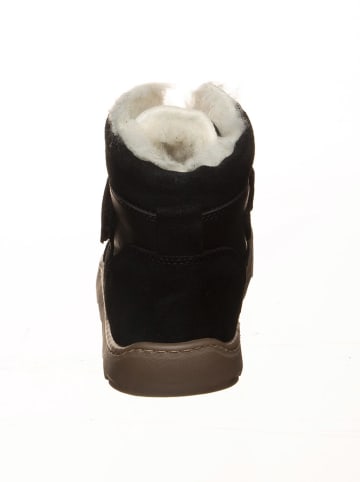 POM POM Skórzane buty barefoot w kolorze czarnym