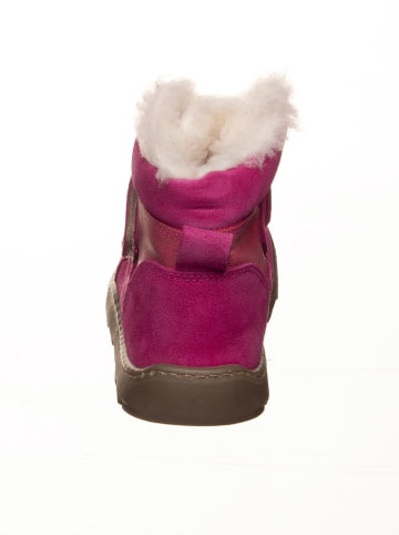 POM POM Leder-Barfußschuhe in Pink