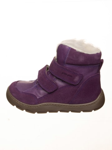 POM POM Leder-Barfußschuhe in Lila