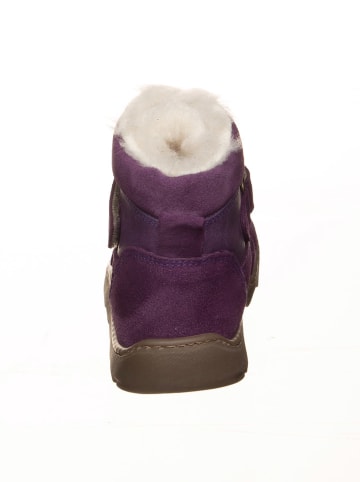 POM POM Leder-Barfußschuhe in Lila