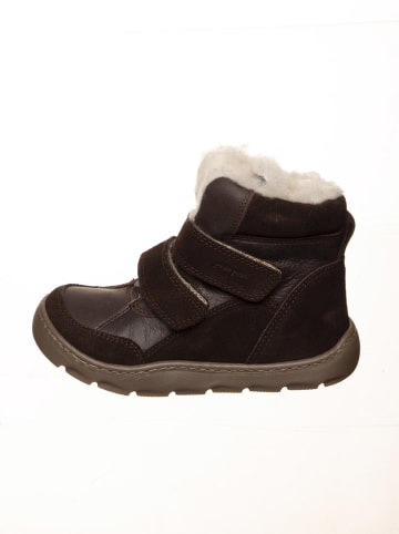 POM POM Leder-Barfußschuhe in Braun