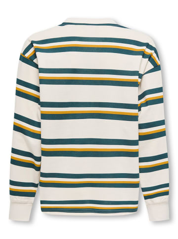 Only&Sons Sweatshirt "Andrew" crème/blauw/geel