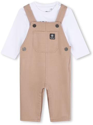 Timberland 2-delige outfit wit/beige