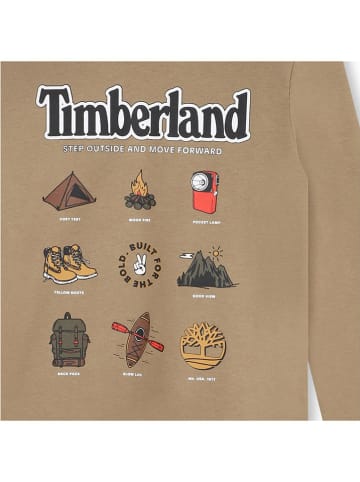Timberland Koszulka w kolorze beżowym