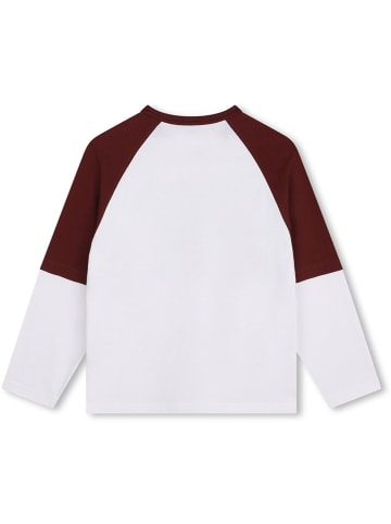 Timberland Longsleeve wit/rood