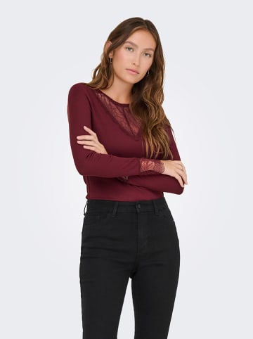 JDY Longsleeve in Bordeaux