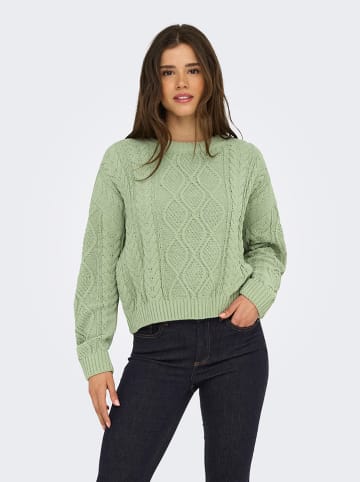ONLY Sweter w kolorze jasnozielonym