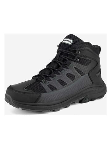 Hunter Buty trekkingowe "Peak RT Mid" w kolorze oliwkowo-czarnym