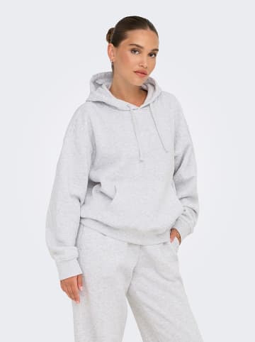 ONLY Hoodie in Hellgrau