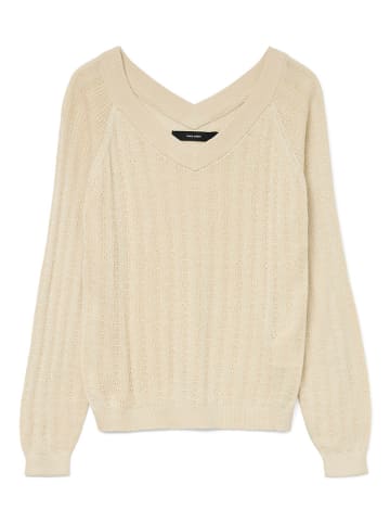 Vero Moda Sweter w kolorze beżowym