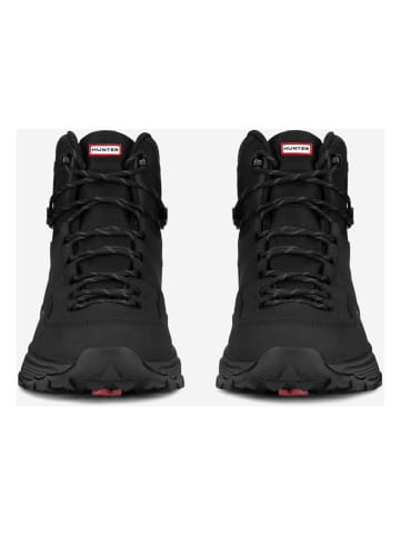 Hunter Skórzane buty trekkingowe "H1-061" w kolorze czarnym