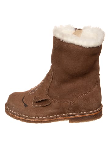 kmins Leren winterboots bruin