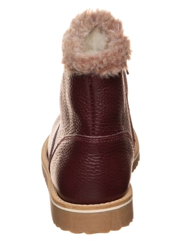 kmins Leren winterboots donkerbruin