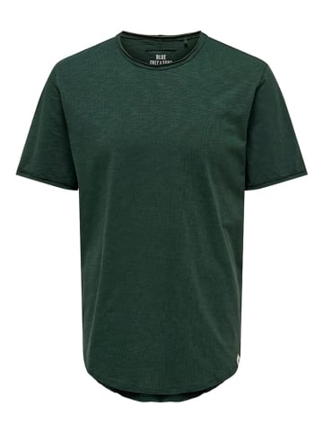 ONLY & SONS Shirt "Benne" in Dunkelgrün