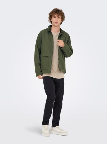 ONLY & SONS Kurtka przejściowa "Kosmo" w kolorze khaki
