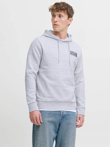 Jack & Jones 2-delige set: hoodies lichtgrijs/donkerblauw