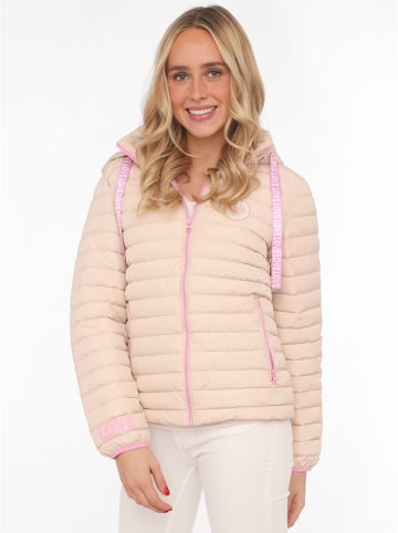 Zwillingsherz Steppjacke "Love" in Beige