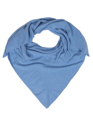 Zwillingsherz Dreieckstuch in Blau - (L)200 x (B)100 cm