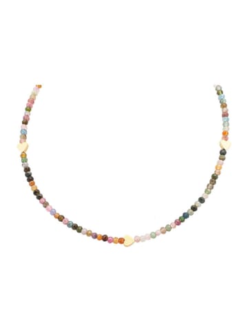 Ania Kruk Vergold. Halskette mit Edelsteinen - (L)37 cm