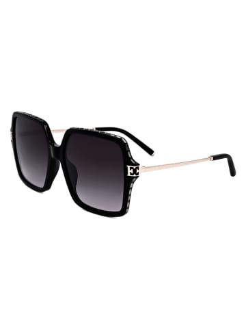 Escada Damen-Sonnenbrille in Schwarz-Gold/ Dunkelblau