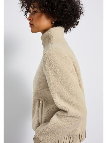 Street One Kurtka pluszowa w kolorze beżowym