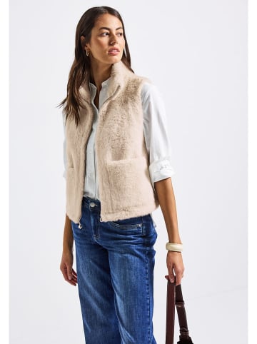 Street One Teddyweste in Creme