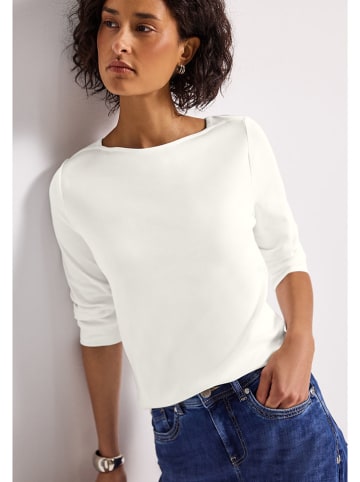 Street One Longsleeve in Weiß