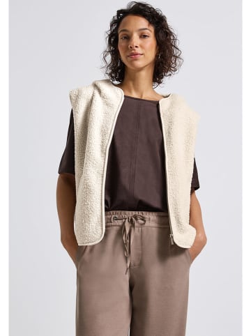 Street One Teddyweste in Creme